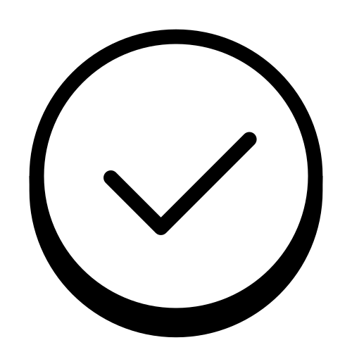 a check icon